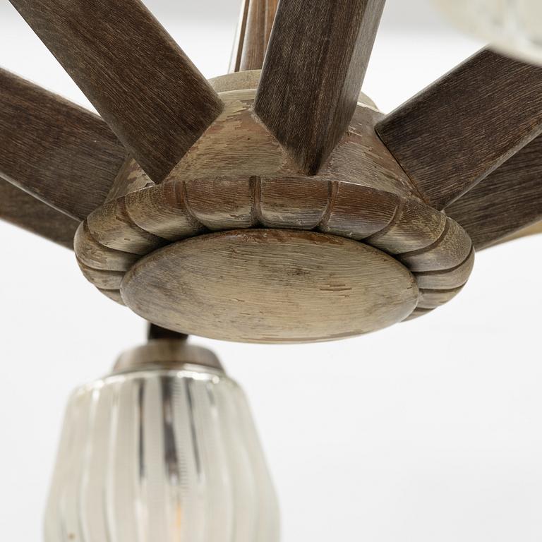 A ceiling lamp from the first half of the 20th century.