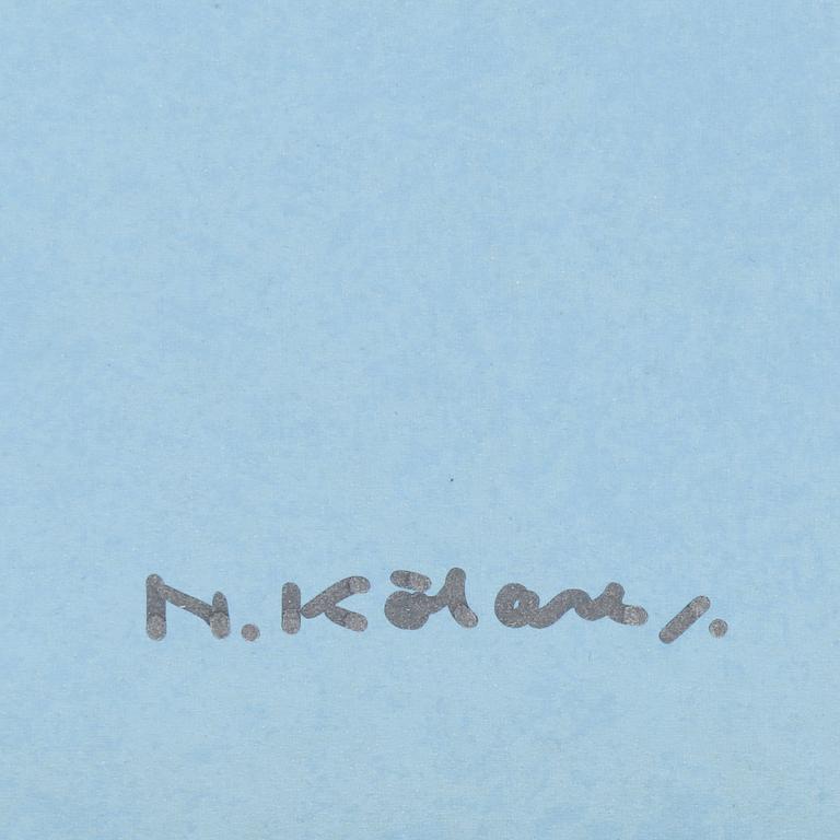 NILS KÖLARE, serigrafi. Signerad.