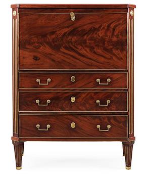 488. A late Gustavian secretaire by C. D. Fick.