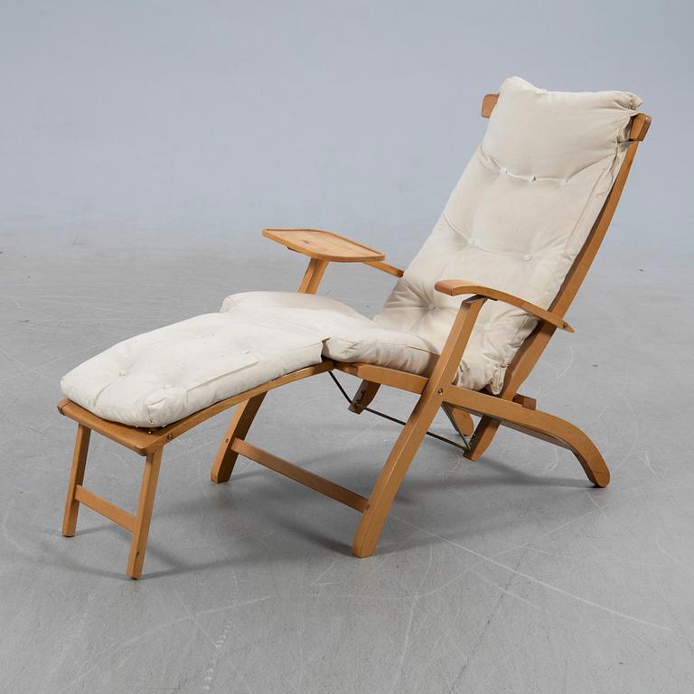 Deck chair, Brogrens, late 20th century.