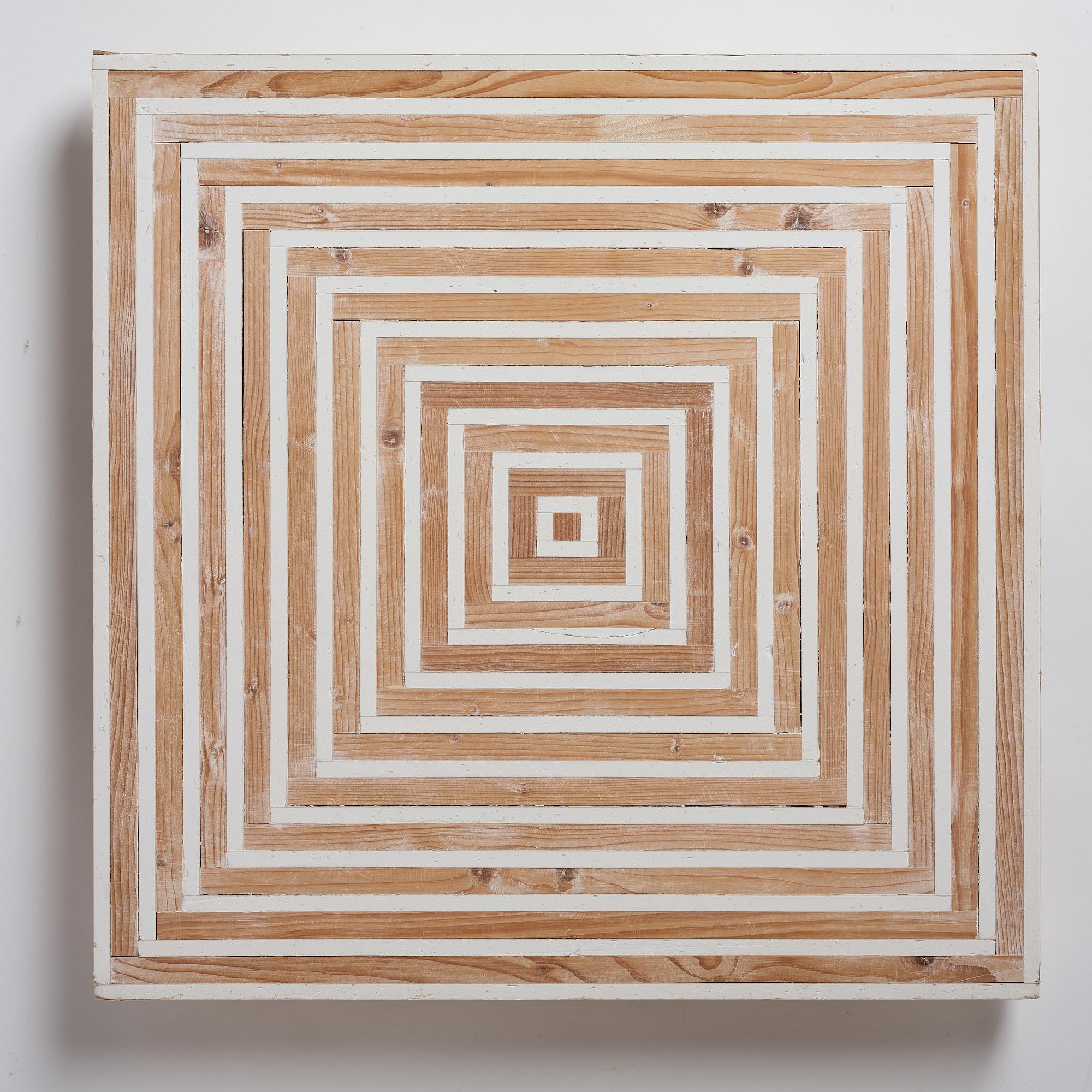 CLAY KETTER, mixed media, signed and dated 1995.