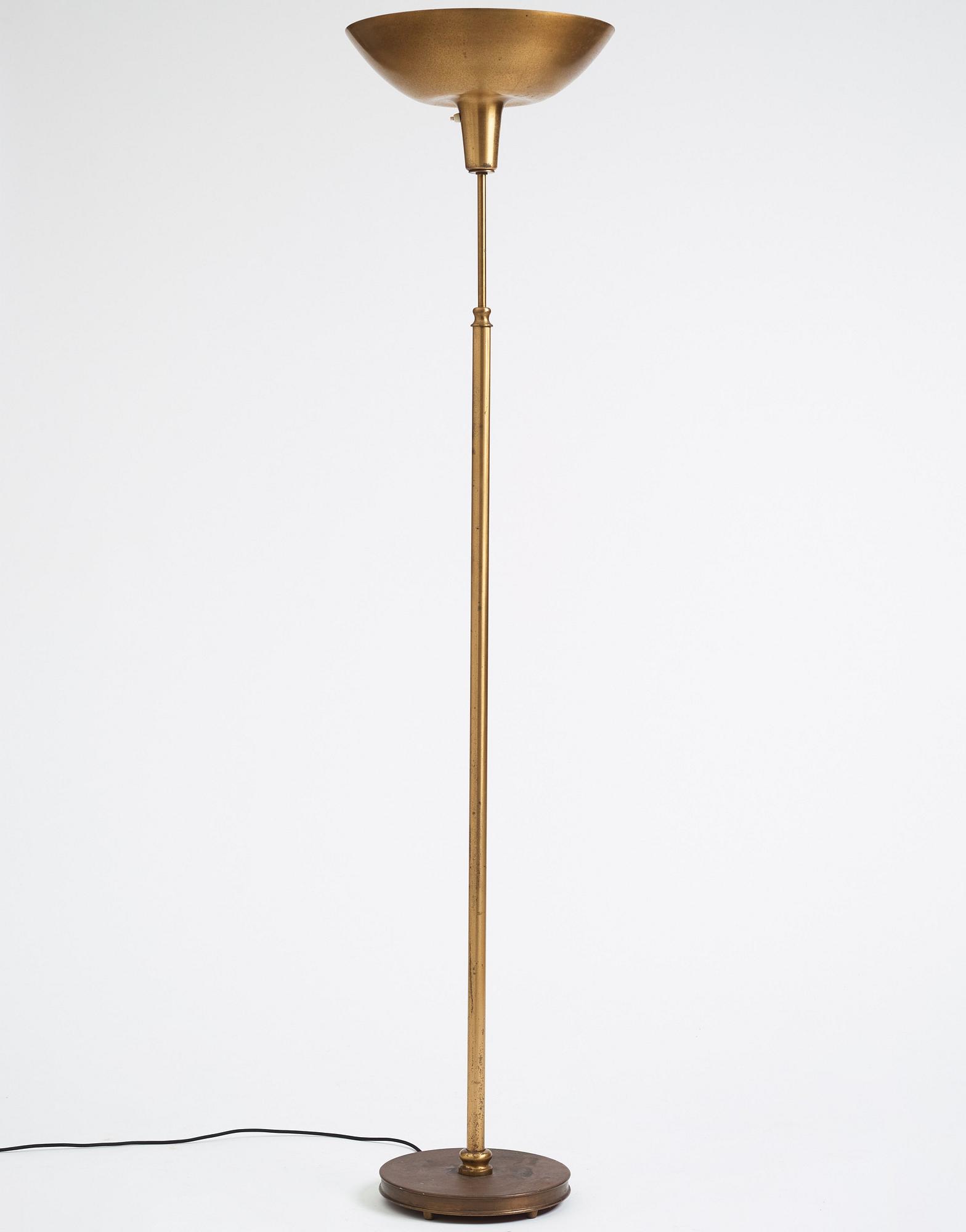 Josef Frank, a rare floor lamp, model "G 2346", Firma Svenskt Tenn, 1940-50s.