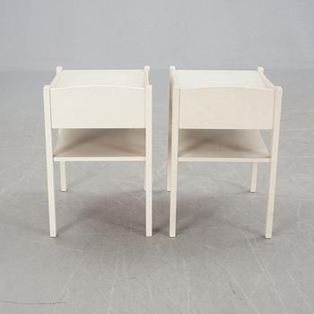 SÄNGBORD, ett par, 1900-talets andra hälft.