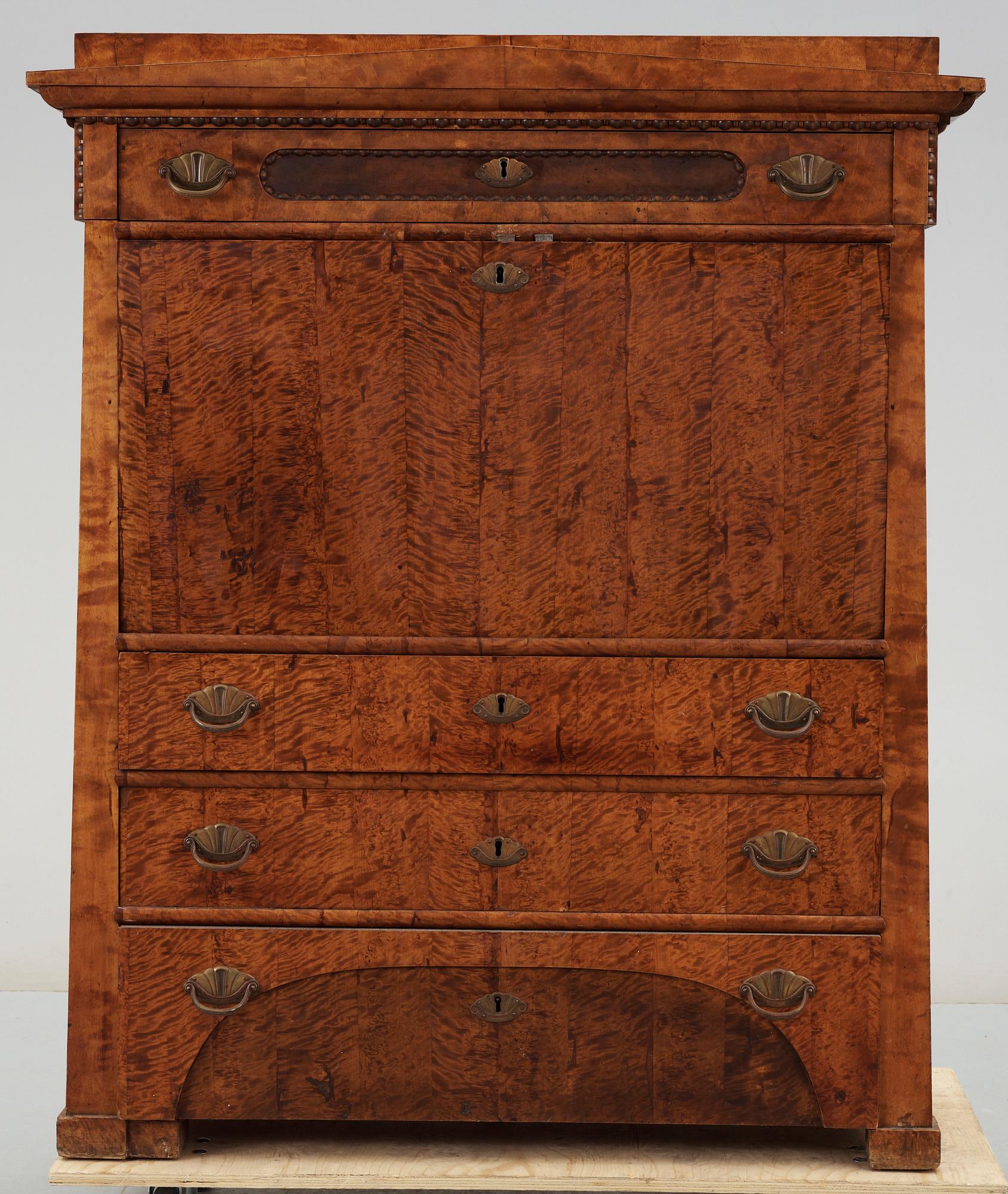 CHIFFONJÉ, senempire, 1800-talets mitt.
