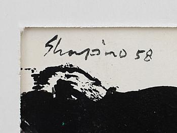 SHMUEL SHAPIRO, olja på papper, sign o dat 1958.