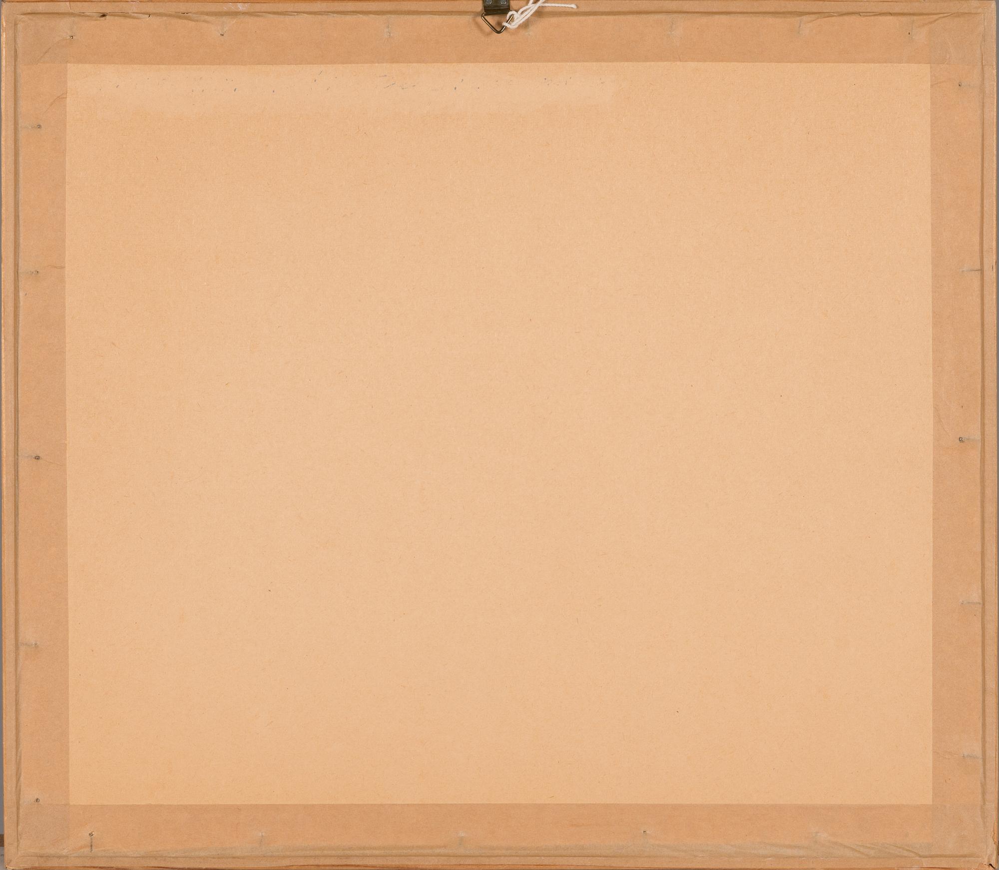 Pentti Lumikangas, puupiirros,  signeerattu ja päivätty -63.