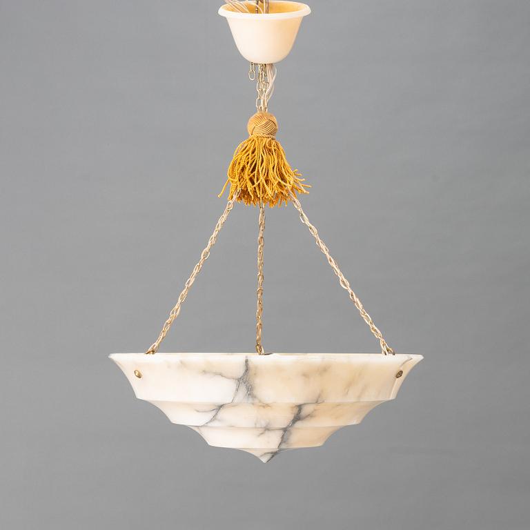 Takampel, alabaster, 1920-tal.