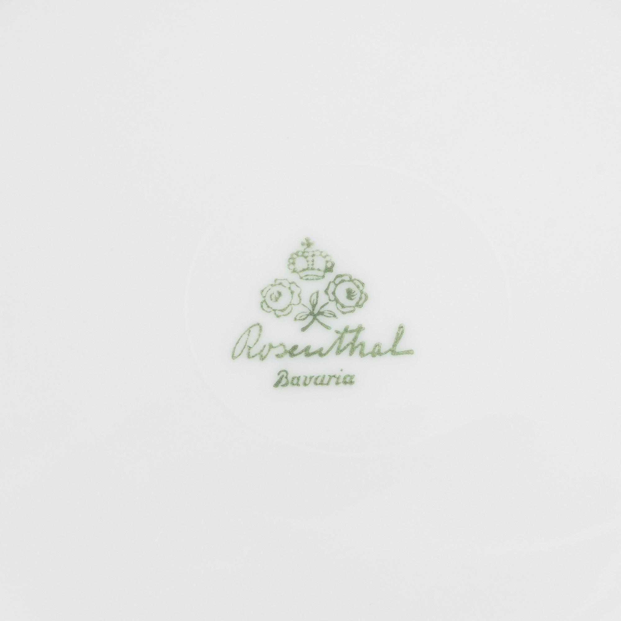 A 59-piece porcelain service, 'Aida' and 'Maria', Rosenthal, Germany.