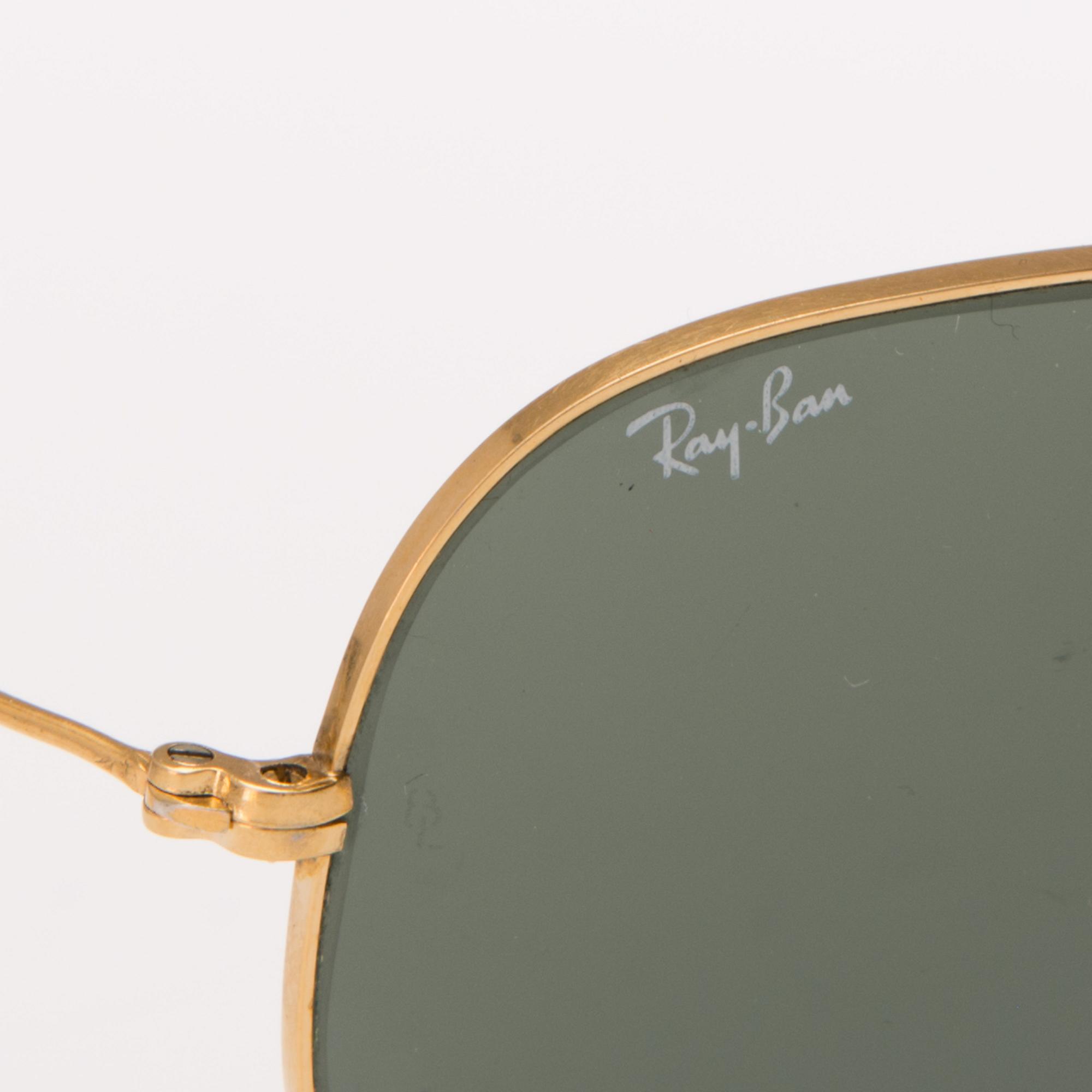 1980s RAY-BAN AVIATOR SUNGLASSES for Bausch & Lomb, USA.