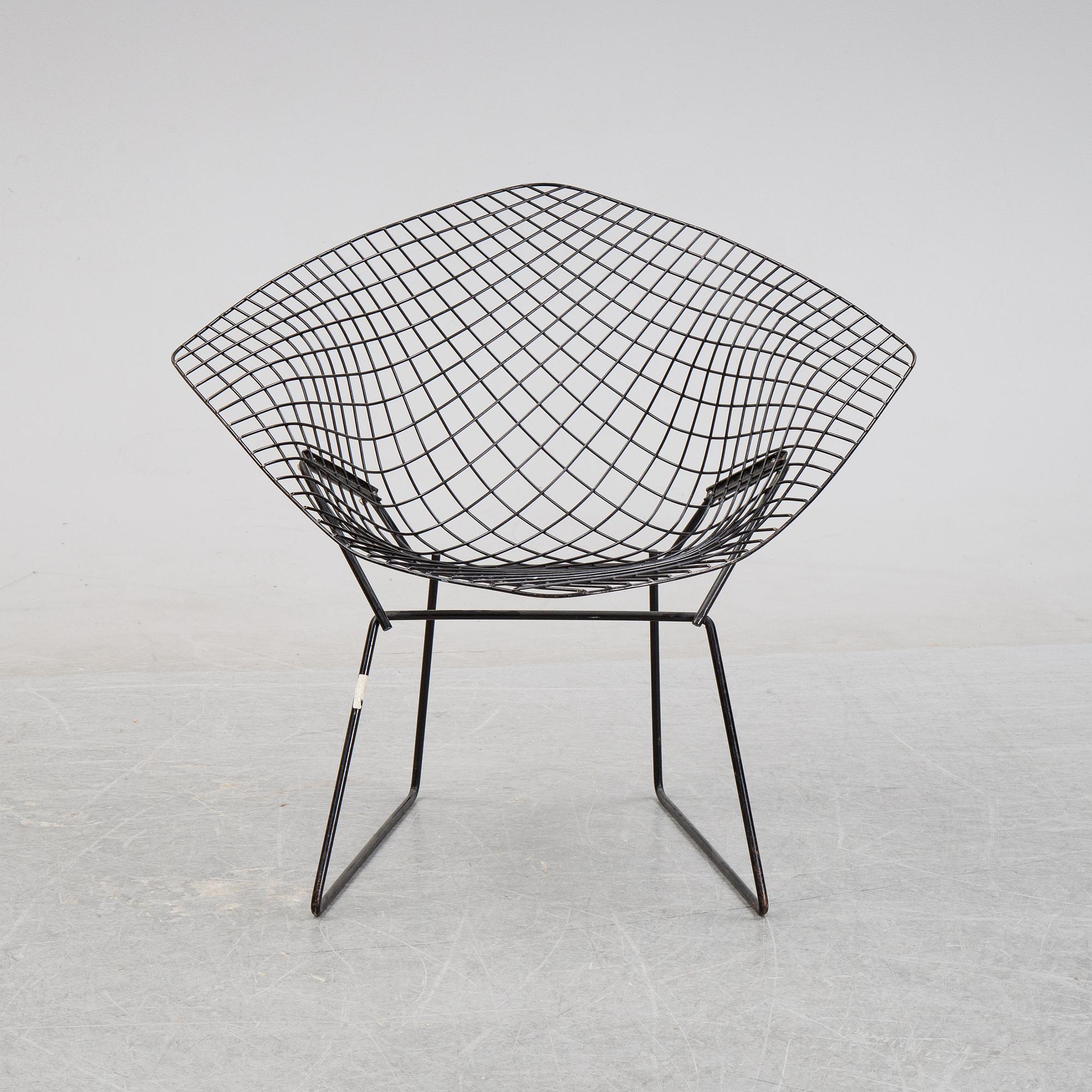 A 'Diamond chair' by Harry Bertoia, 1960's.