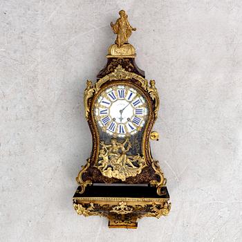 Console clock, Louis XV style, France, late 19th century.