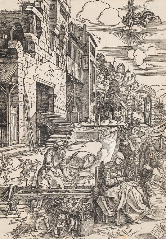 Albrecht Dürer, Five prints from: "The life of the Virgin".