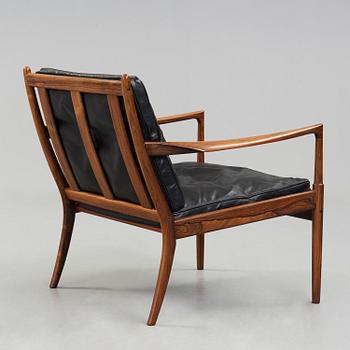 An Ib Kofod Larsen palisander 'Samsö' easy chair, OPE-möbler, Sweden 1960's.