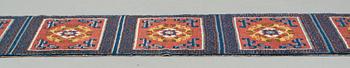 MATTO, A MEDITATION RUG, a semi-antique Ningxia probably, China, ca 594,5 x 61-64,5 cm.