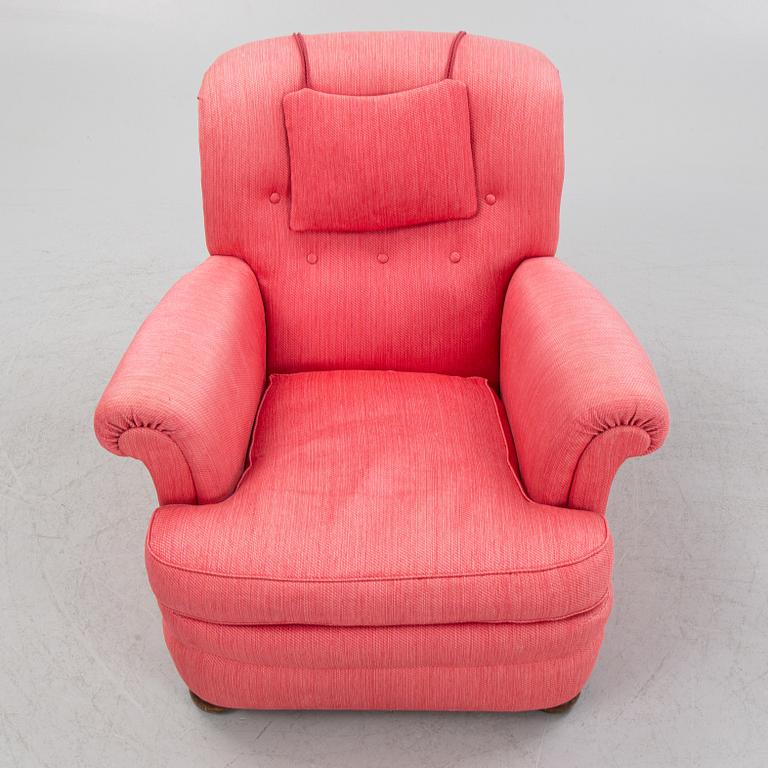 Josef Frank, fåtölj, modell 336, Firma Svenskt Tenn.