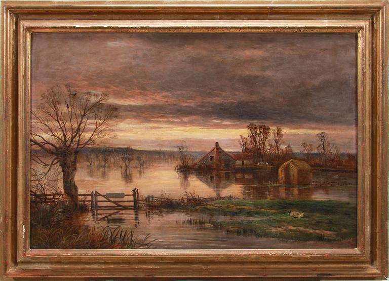 ARTHUR BEVAN COLLIER, olja på duk, sign o dat 1888 á tergo.