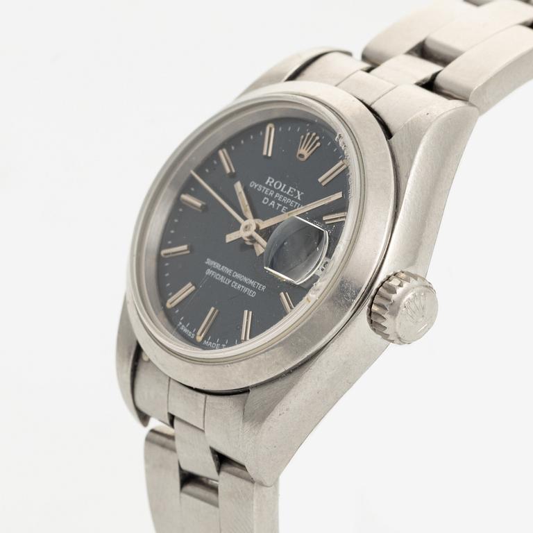 Rolex, Oyster Perpetual, Date, wristwatch, 26 mm.