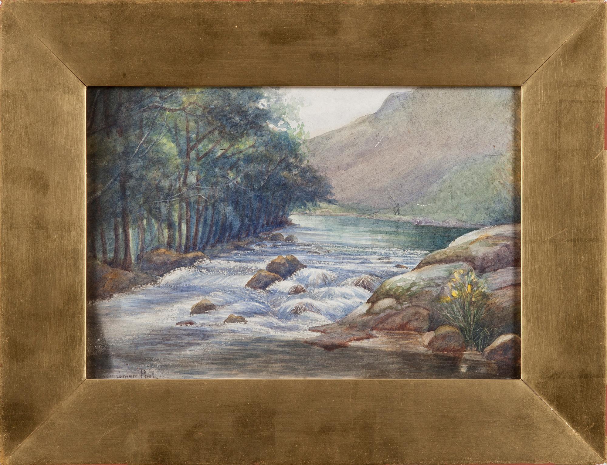 OKÄND KONSTNÄR, akvarell. England 1800-talets slut.