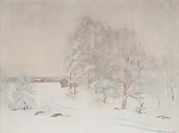 555. Eero Nelimarkka, WINTER LANDSCAPE.