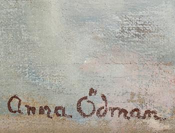 ANNA ÖDMAN, olja på duk, signerad.