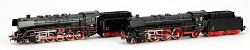 PARTI LOK, 2 st. Märklin H0 3048 samt 3047, 1900-talets andra hälft.
