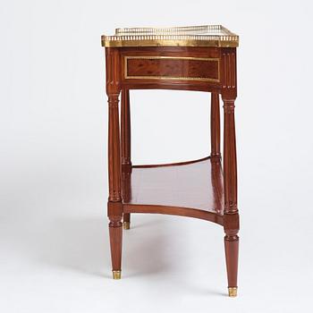 A Louis XVI console desserte by F. Schey (master in Paris 1777), late 18th century.