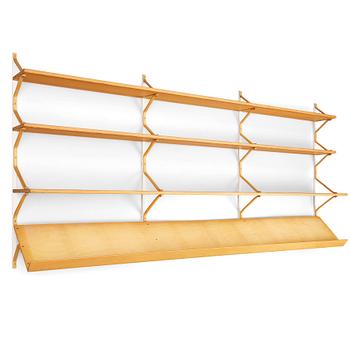 Bruno Mathsson, a wall shelf system, Firma Karl Mathsson, Sweden 1967.