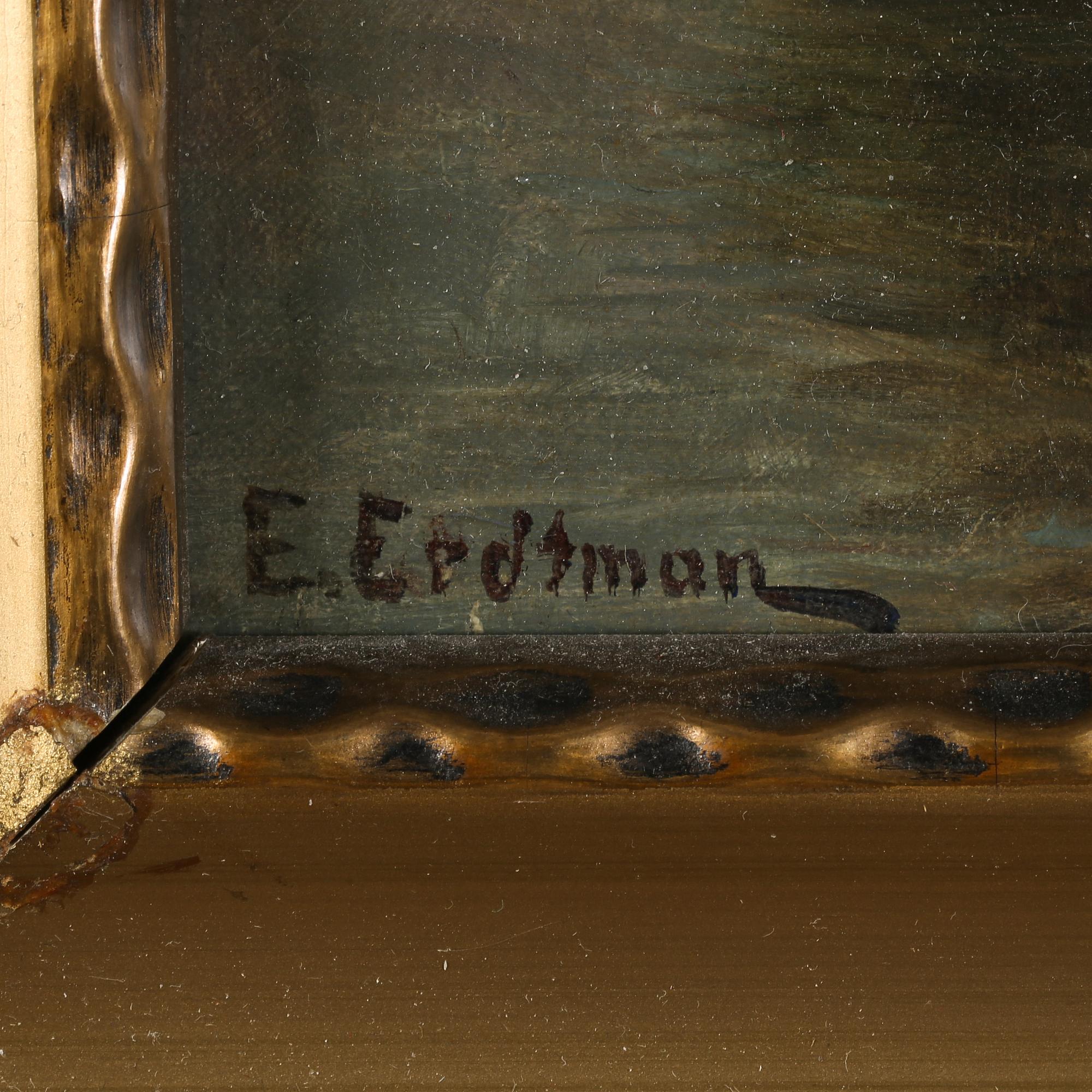 ELIAS ERDTMAN, olja på duk, signerad.