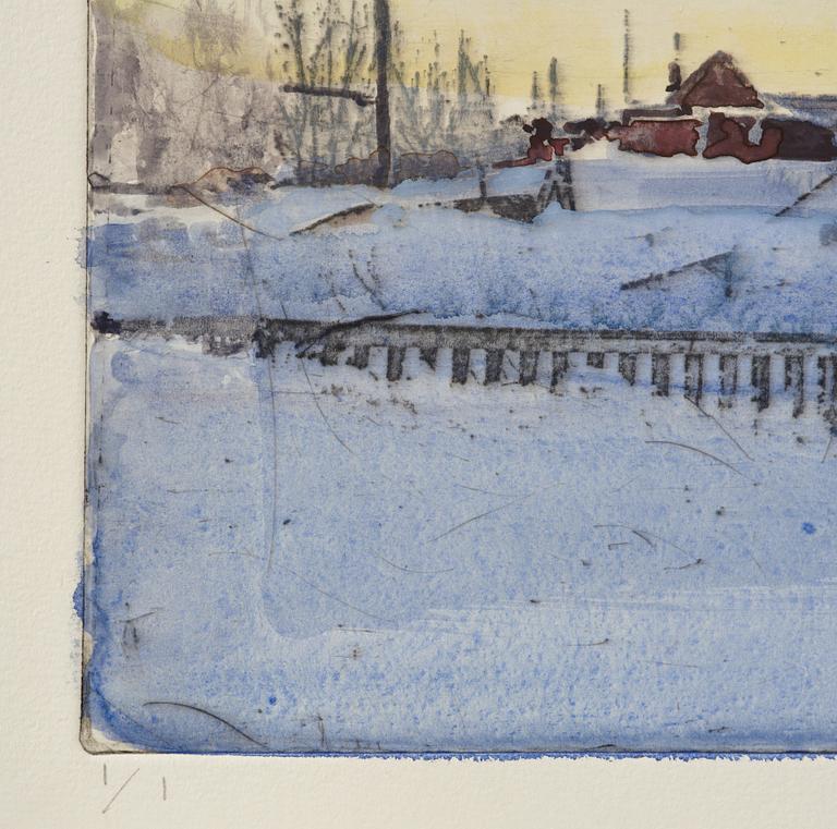 Lars Lerin, Snow.