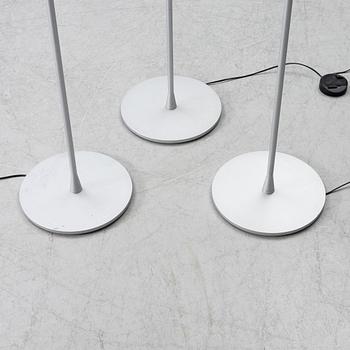 Jasper Morrison, three 'Glo-Ball' floor lamps, Flos, Italy.