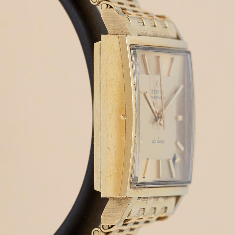 Zenith, de luxe, "Full Gold", "NSA Bracelet", ca 1968.