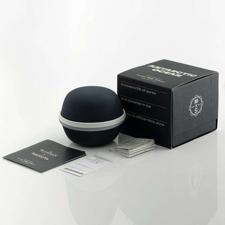 Swatch/Blancpain, Scuba Fifty Fathoms, Antarctic Ocean, armbandsur, 42,3 mm.