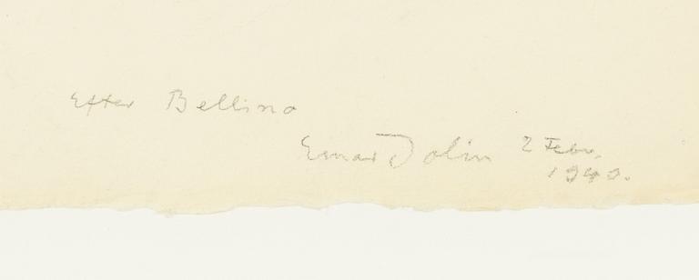 Einar Jolin, "Efter Bellini".