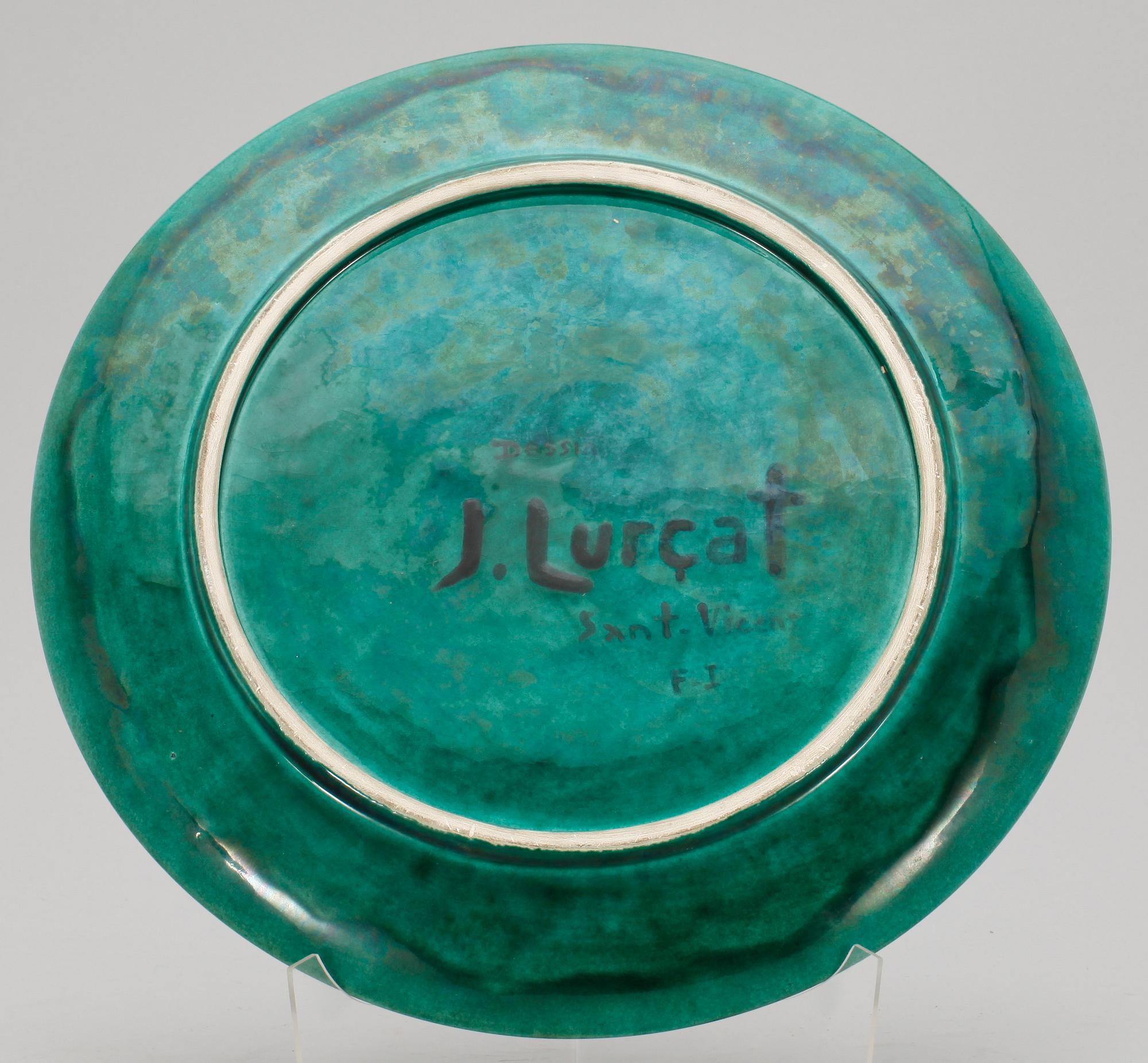 FAT, stengods, Jean Lurcat, Sant Vicens. Sign.