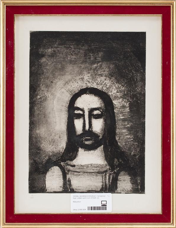 GEORGES ROUAULT, heliogravyr. Sign i plåten samt numr 47/425.