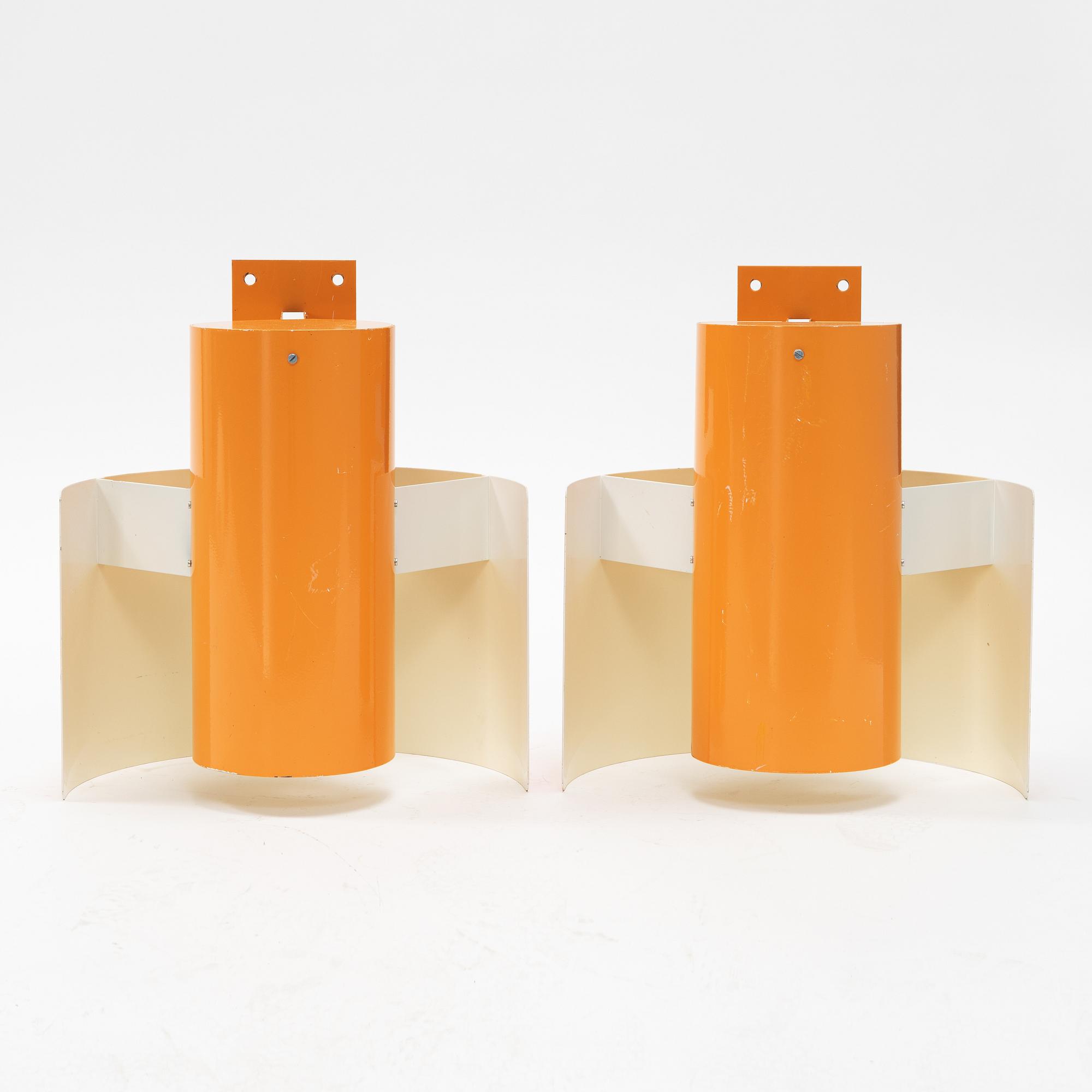 A pair of wall lights, AB Bruno Herbst, second half of the 20th Century.