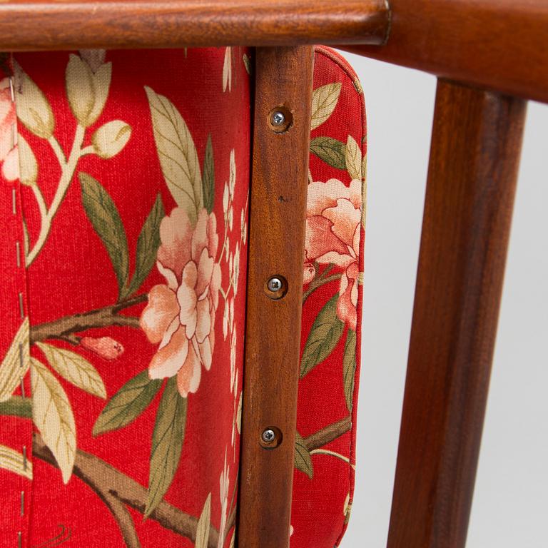 Carl Gustaf Hiort af Ornäs, fåtölj, "Caravelle", för Puunveisto Oy - Träsnideri Ab, 1960-tal.