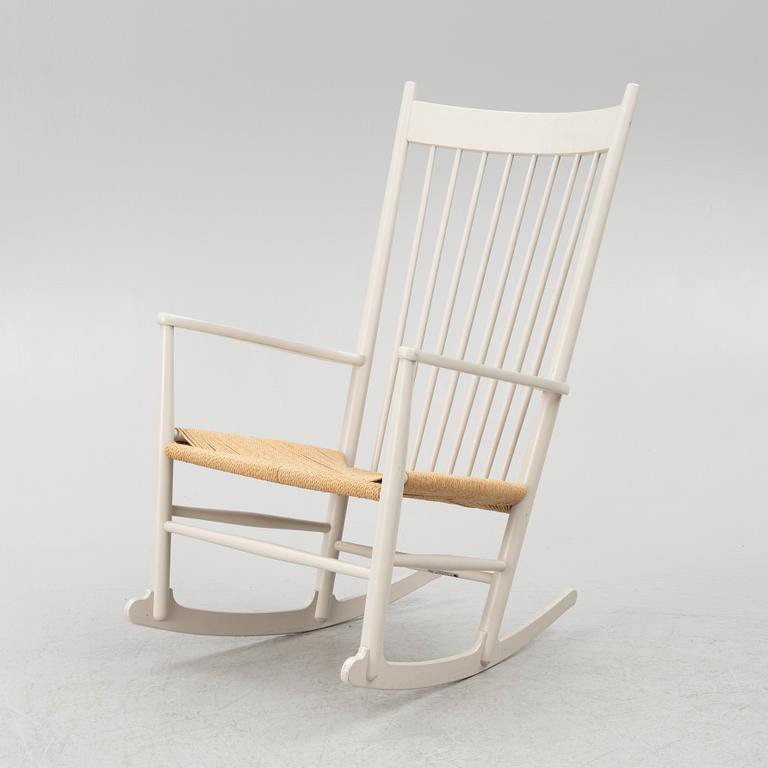 Hans J. Wegner, a rocking chair model 'J 16', FDB Möbler, late 20th century.