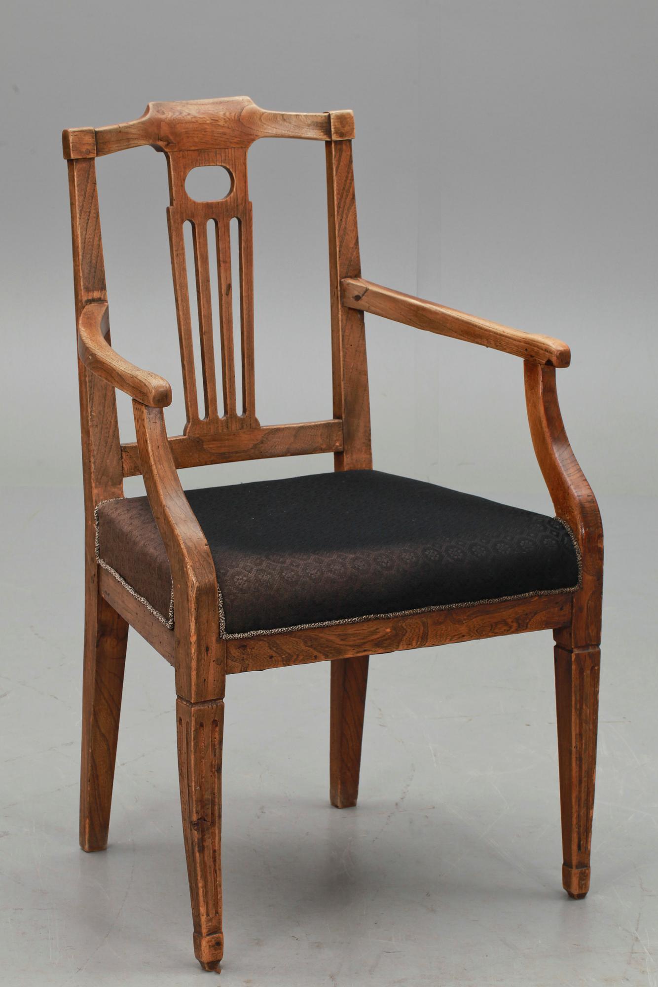 KARMSTOL, Louis XVI-stil, 1800-talets slut.