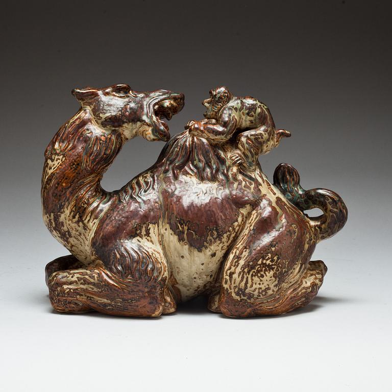 FIGURGRUPP, stengods, Knud Kyhn, Royal Copenhagen.