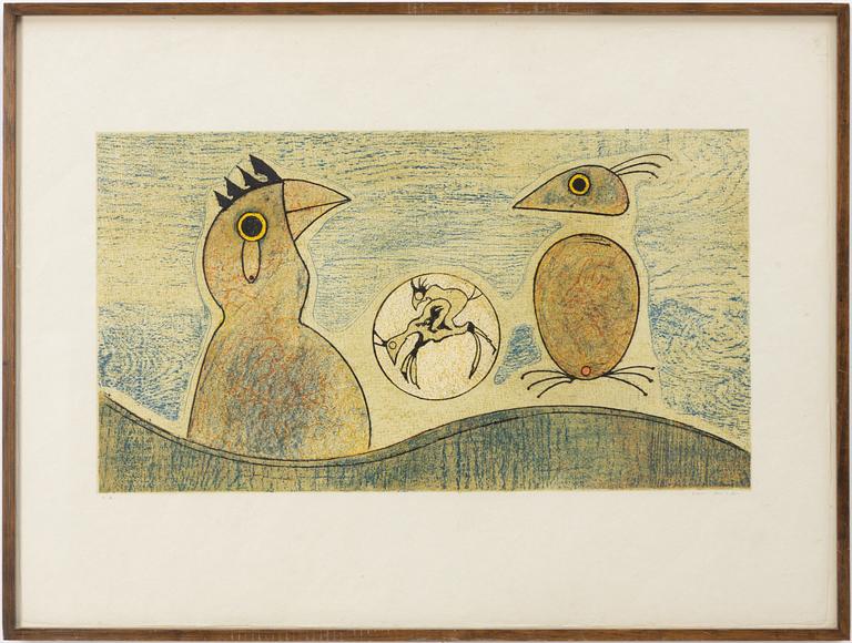 Max Ernst, "Oiseaux souterraines".