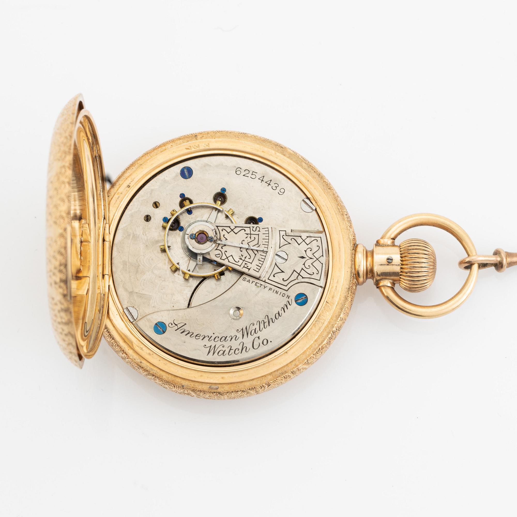 American Waltham Watch Co, pocket watch, 54 mm.