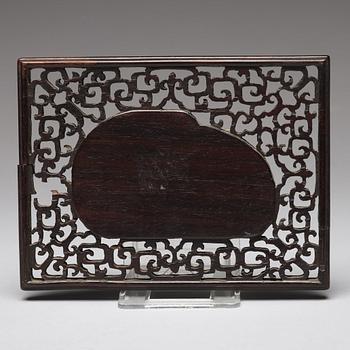 A Chinese nephrite placque, Kina, 1900-tal.