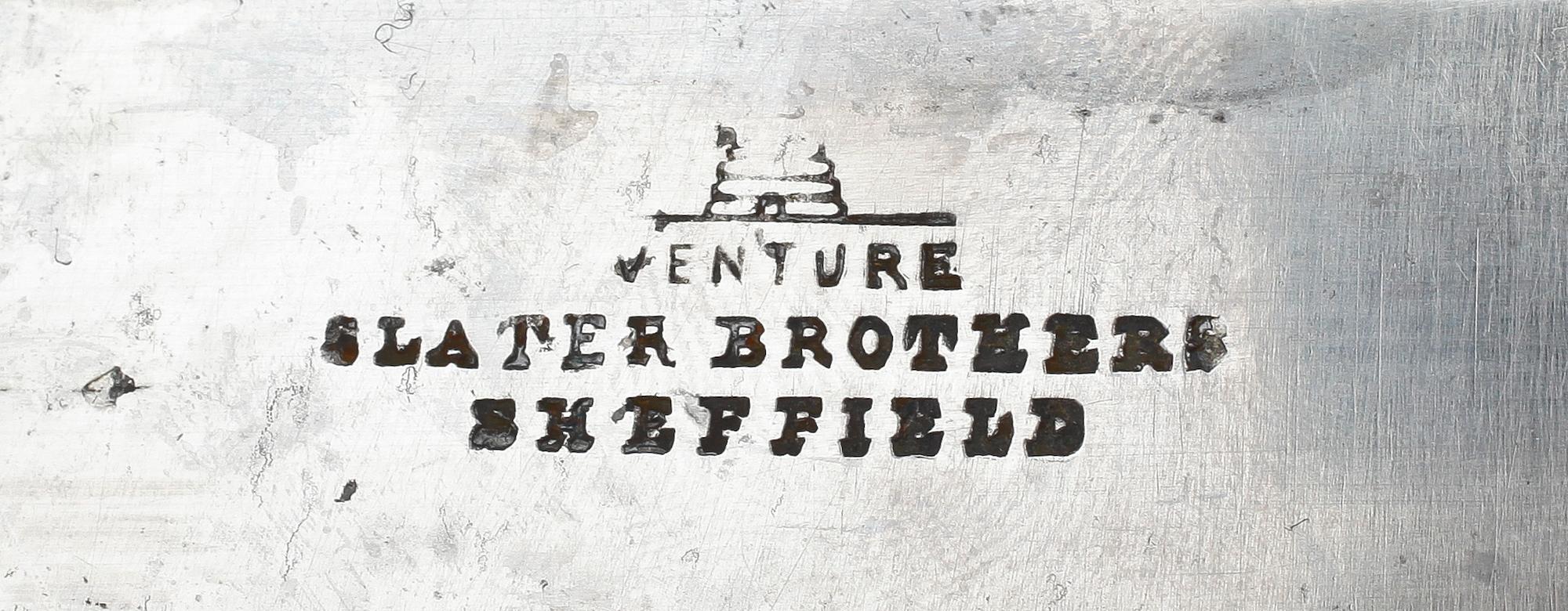 BESTICK, 12 st, horn och stål, England, omkring 1800.