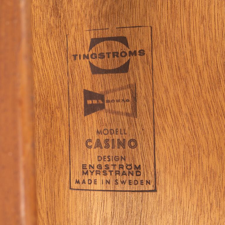 Sven Engström och Gunnar Myrstrand, bord, ett par, "Casino", Bra Bohag, Tingströms.