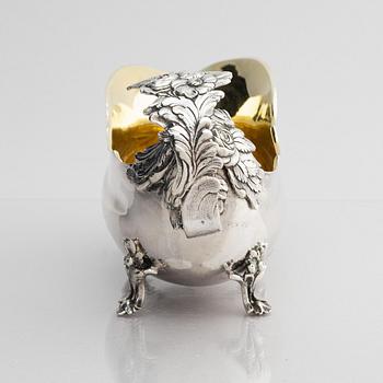 A Swedish 18th century silver cream-jug, mark of Pehr Zethelius, Stockholm 1771.