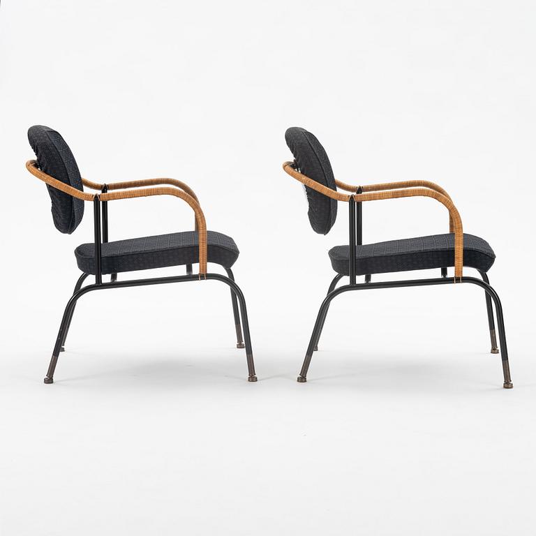 Mats Theselius, a pair of easy chairs, 'The Bamboo King', ed. 171-172/360, Källemo, Sweden, post 2000.