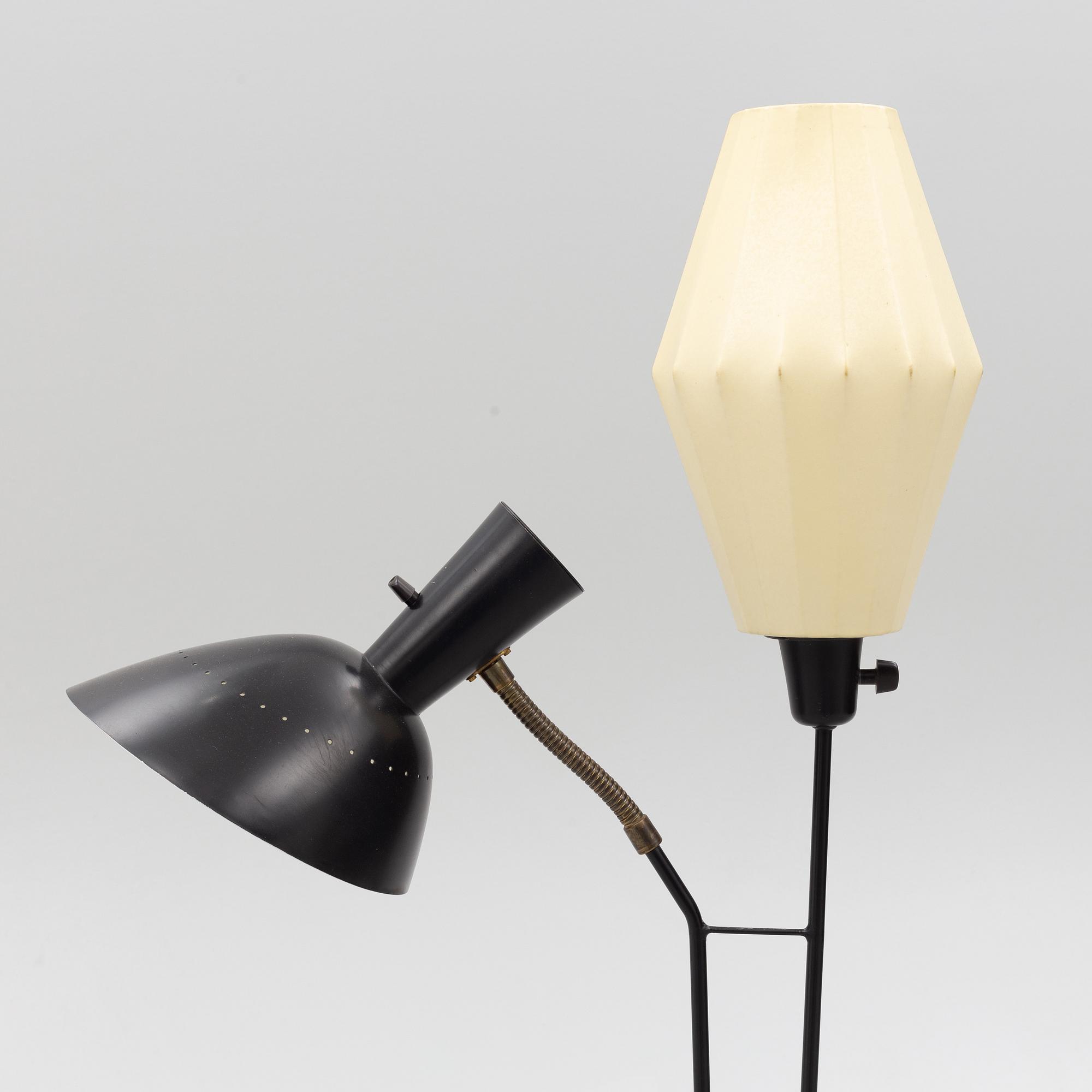 Floor lamp, Sweden, mid-20th century.