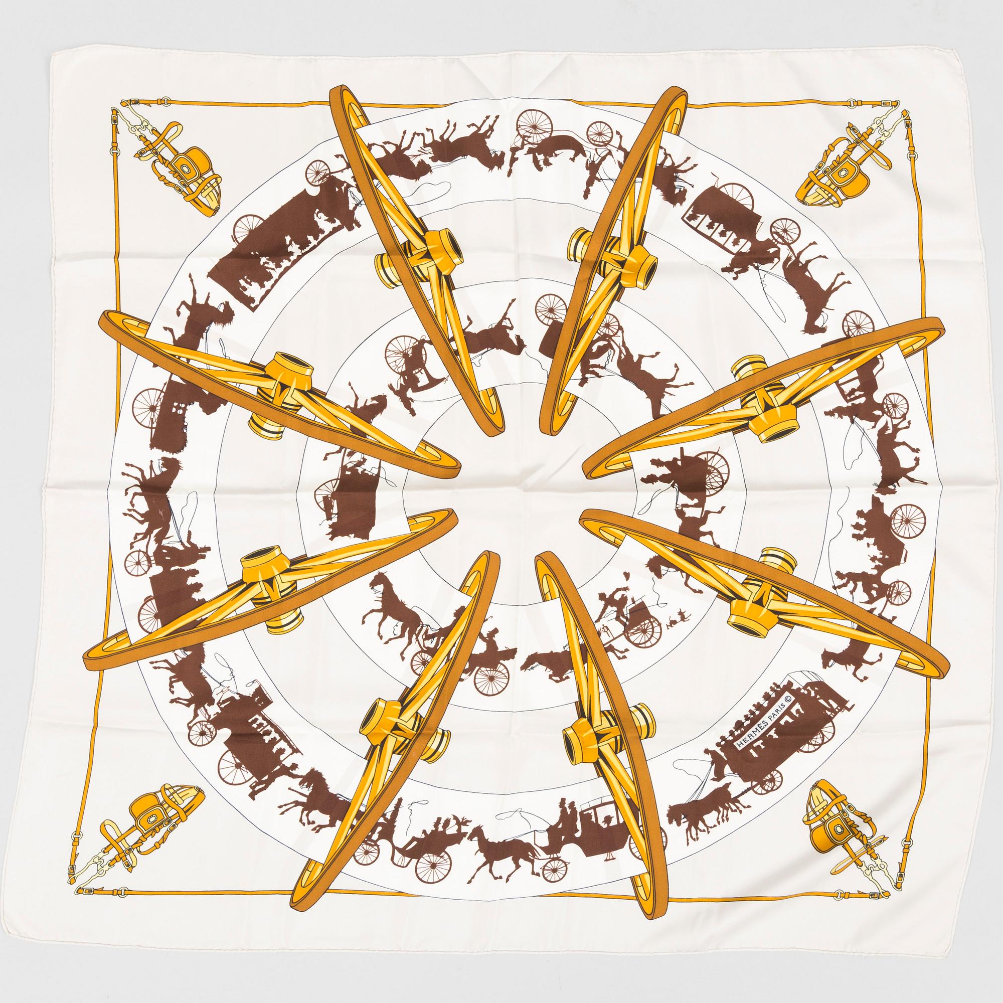 HERMÈS, a silk scarf.
