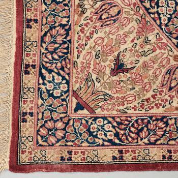 RUG. Antique Kerman Laver Figural. 233,5 x 144 cm.